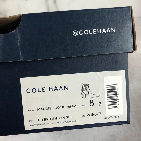 NEW Cole Haan suede bootie 8 8.5 - Picture 2 of 6